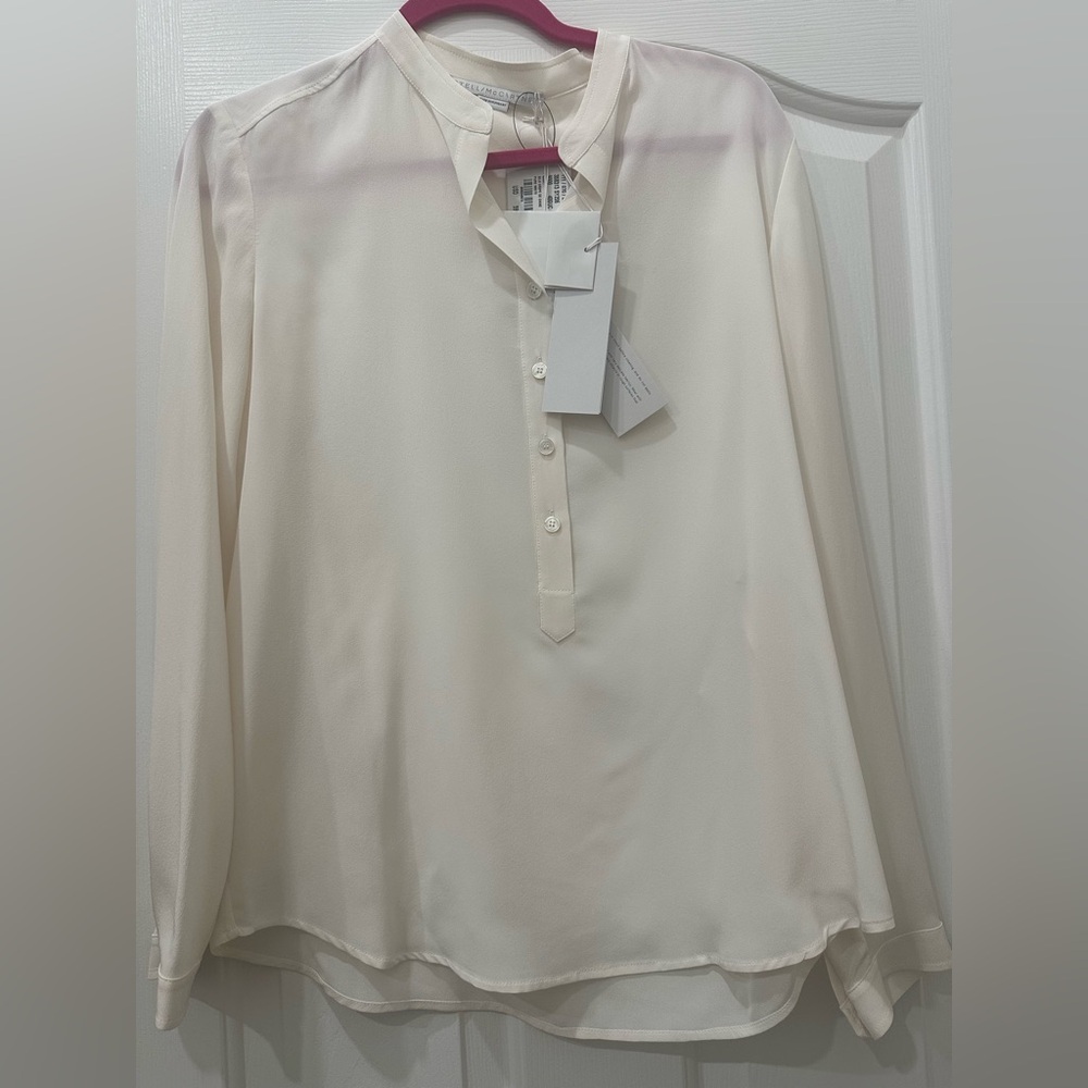 Stella McCartney Ivory Button-Up Blouse